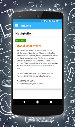 citySchulApp Screen 3