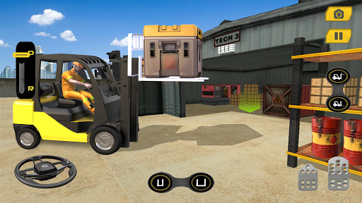 Real Forklift Simulator 2019: Cargo Forklift Games  screenshots 8