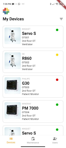 Android application MedQCX screenshort