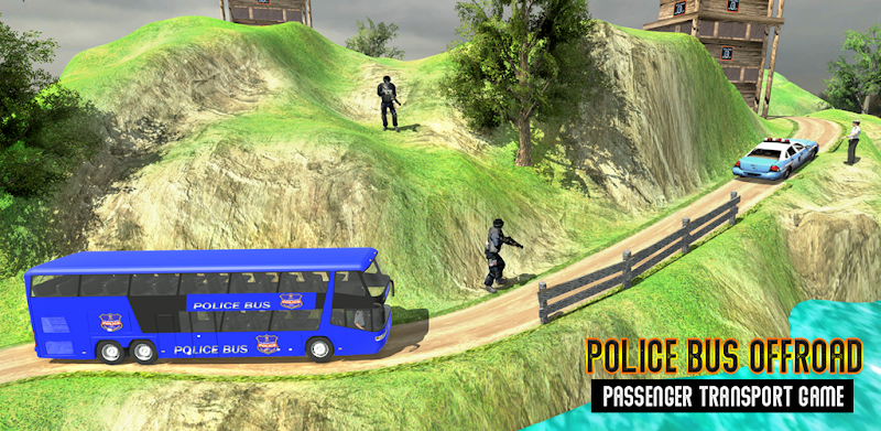 Police Bus Simulator Transport Driving Free Game