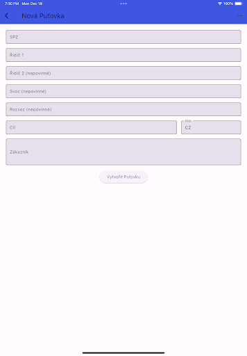 Puťovky Screenshot