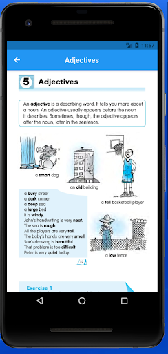 Android application Basic English Grammar screenshort