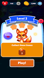Fox Pop Frenzy -Bubble Shooter