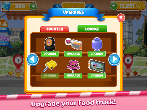 Boston Donut Truck - Fast Food Cooking Game apkpoly screenshots 13