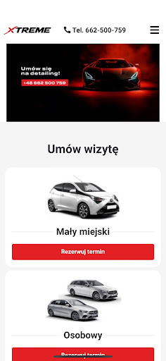 Android application CAR SPA Xtreme screenshort