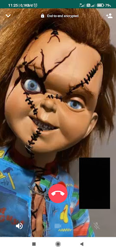 Chucky Doll Video Prank Call