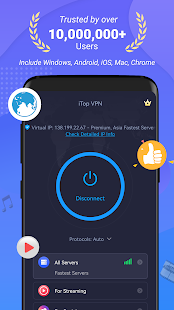 iTop VPN - Fast & Unlimited 2.5.2 screenshots 5