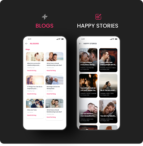 Android application Soul Mate screenshort