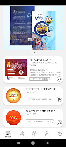 Android application The Glory Hub screenshort