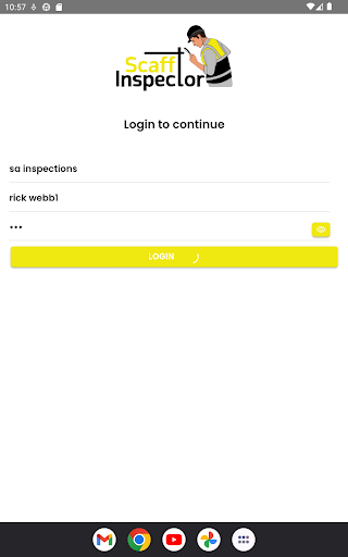 Scaff Inspector Screenshot