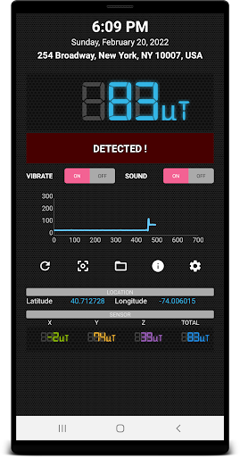 Magnetic Field Meter Screen 2