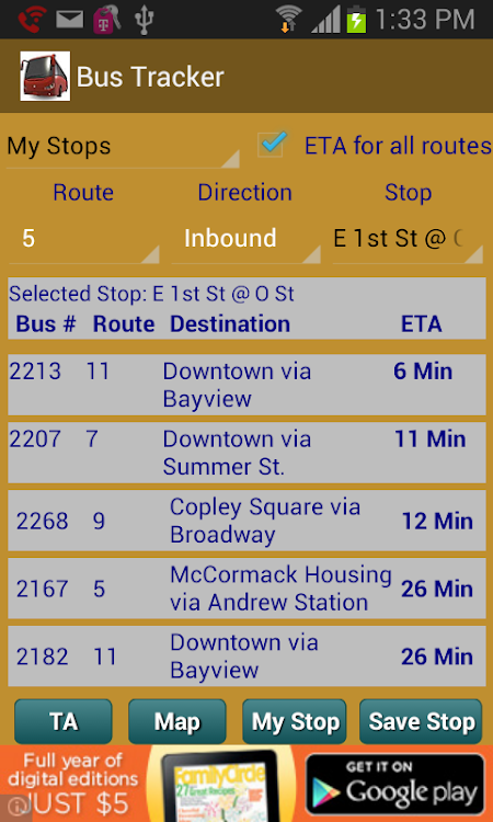 Bus Tracker By Nash Android Apps — Appagg