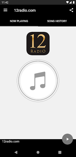 Android application 12Radio.com screenshort