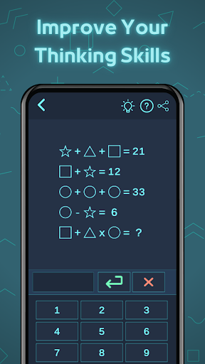 Android application Math Riddles | Thinking Skill screenshort