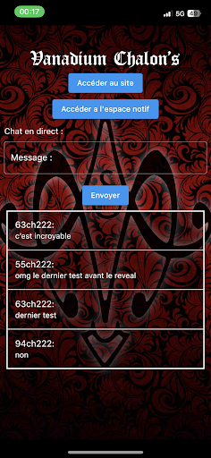 Android application Vanadium screenshort