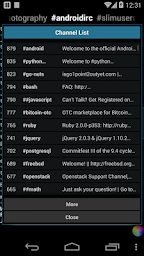 IRC for Android ™