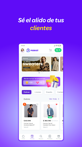 Android application Peer Market Vendedor screenshort