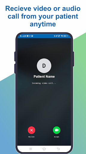 Android application BetaCura : Doctor screenshort