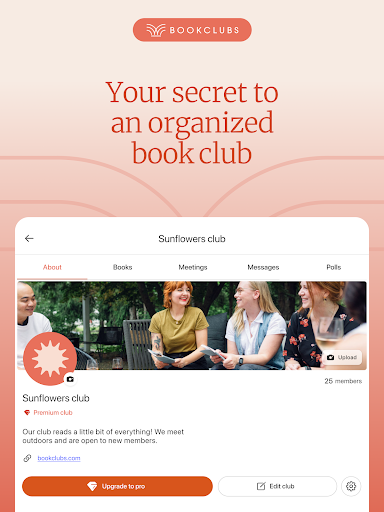 Screenshot of Bookclubs: Book Club Organizer