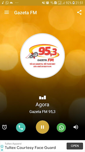 Gazeta FM 95,3 - São José do E Screen 2
