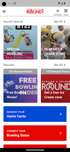 Android application Round1 screenshort