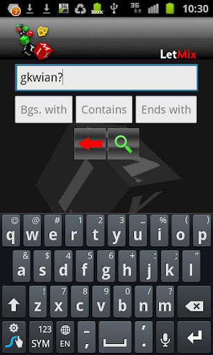 Android application LetMix for Words With Friends screenshort
