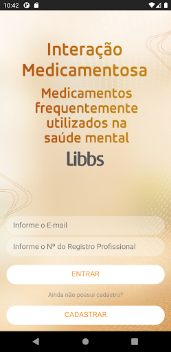 Android application DIM Saúde Mental LIBBS screenshort