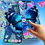 Cover Image of Скачать Синий блеск бабочки обои 17.2 APK