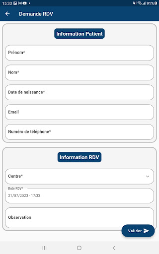 Patient Mobile Bassatine Screen 3