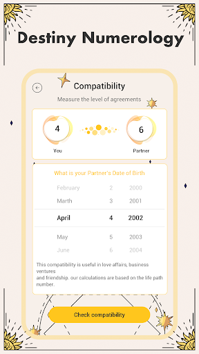 Android application Destiny Numerology screenshort