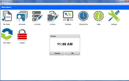 Android application MobiTask screenshort