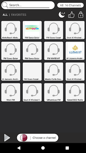 Android application Qatar Radio Stations - AM FM screenshort