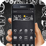 Cover Image of Download Blackboard Chalk Art Theme 1.1.3 APK