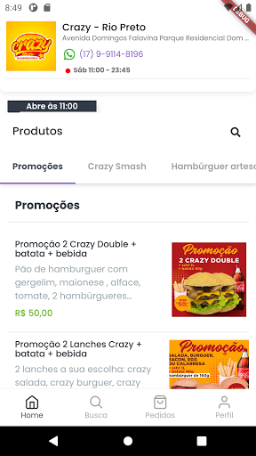 Crazy Taste Hamburgueria Rio P