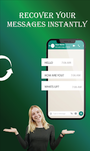 Screenshot 2 Recover Messages, Status Saver android