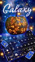 screenshot of Galaxy Jack O Lantern Keyboard