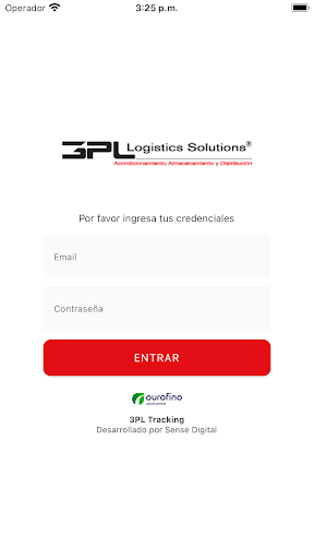 Android application 3PLTracking screenshort