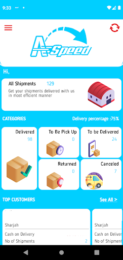 Aspeed Delivery Shipper Screen 3