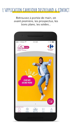 Android application Carrefour Destreland & Contact screenshort