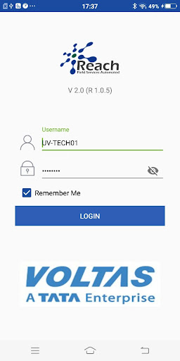 Android application UV Reach Plus screenshort