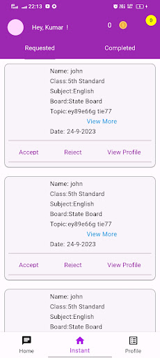 Studiously for Tutors Screen 3