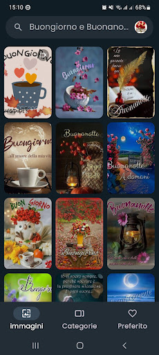 Android application Buongiorno e Buonanotte GIF screenshort
