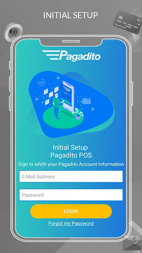 Android application Pagadito POS screenshort