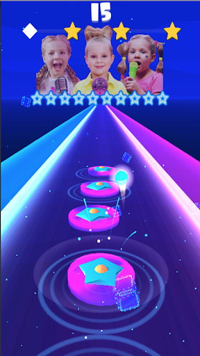 Diana and Roma - Tiles Hop Dancing Funny