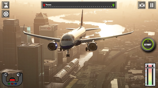 비행기 비행 3D 시뮬레이터 게임