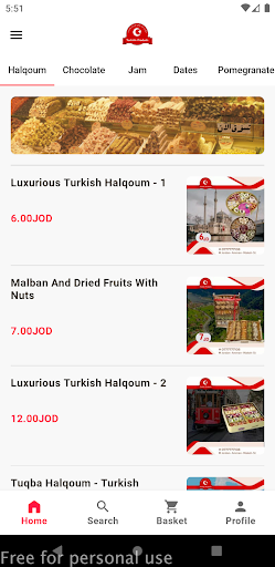 Android application Turkish bazar screenshort