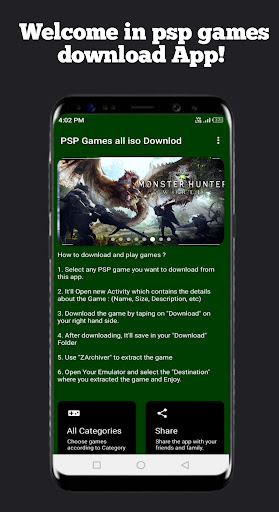 PSP Games - All Iso Downloader Screen 2