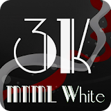 3K MNML White - Icon Pack icon