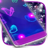 Neon Butterfly Live Wallpaper icon