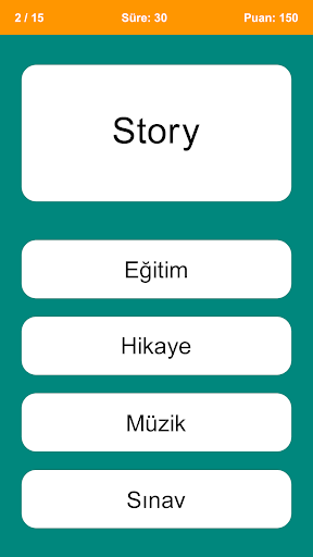 İngilizce Kelime Testi Screen 2